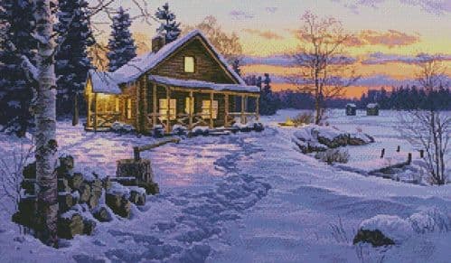 Winter Bliss by Artecy printed cross stitch chart